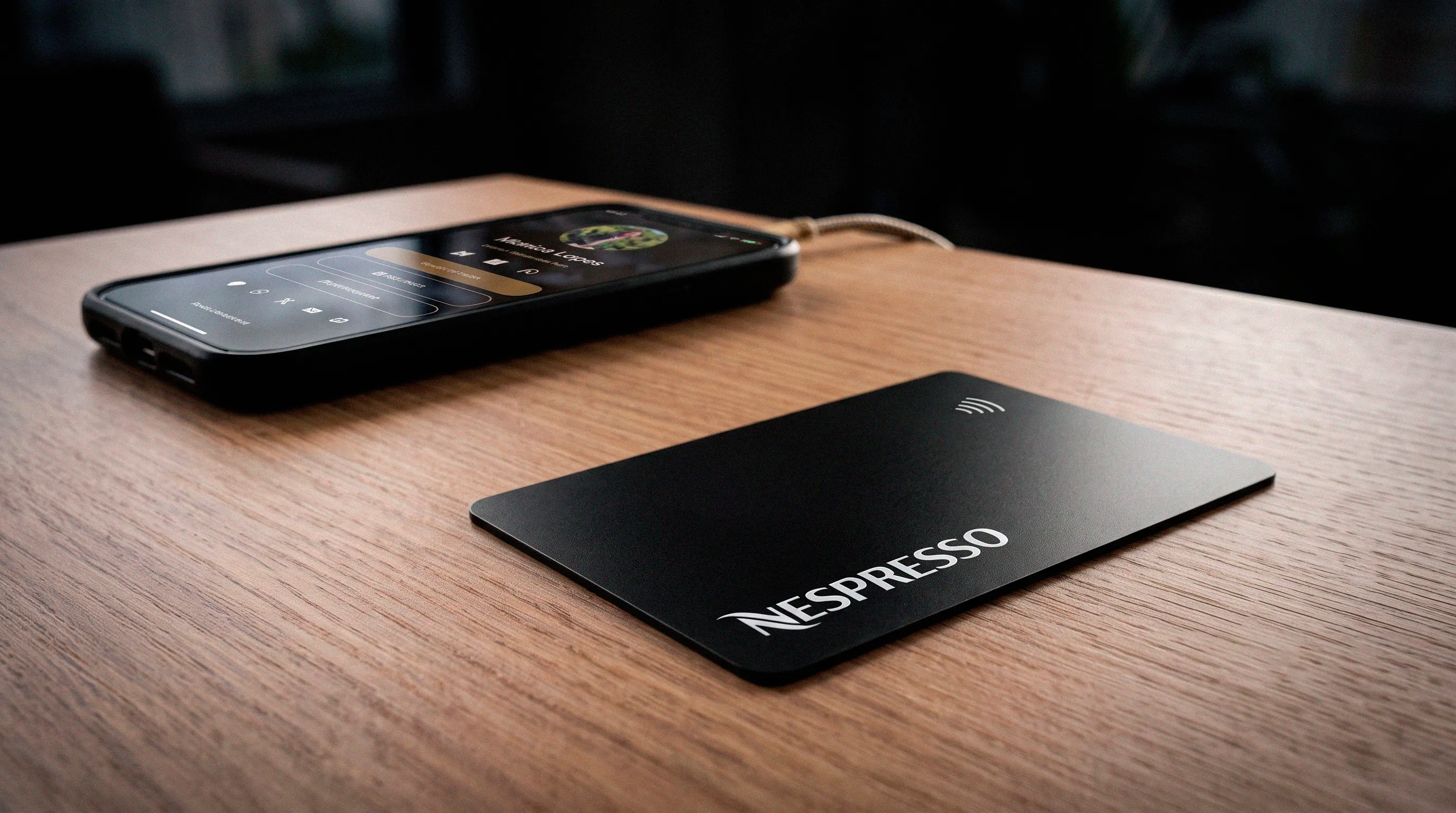 Cartão de visitas com NFC desenvolvido para Nespresso